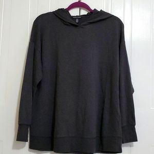 EILEEN FISHER size M  deep grey. [Hoody]excellent condition Look new